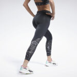 Running Printed Leggings Black GS1938 03 standard hover