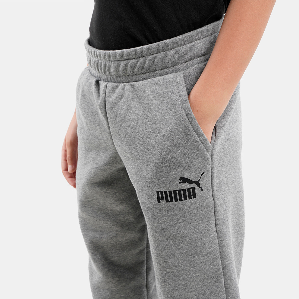 Puma Essential Logo Pants in Beige  Red Rat
