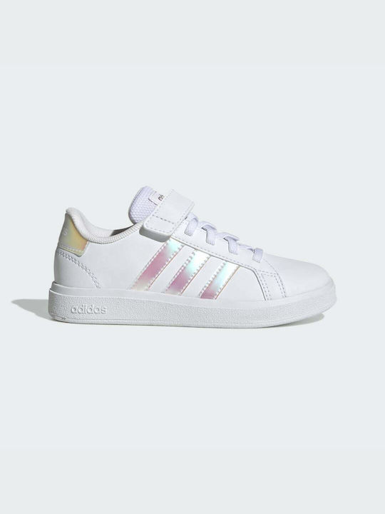 Adidas grand sales court k pink