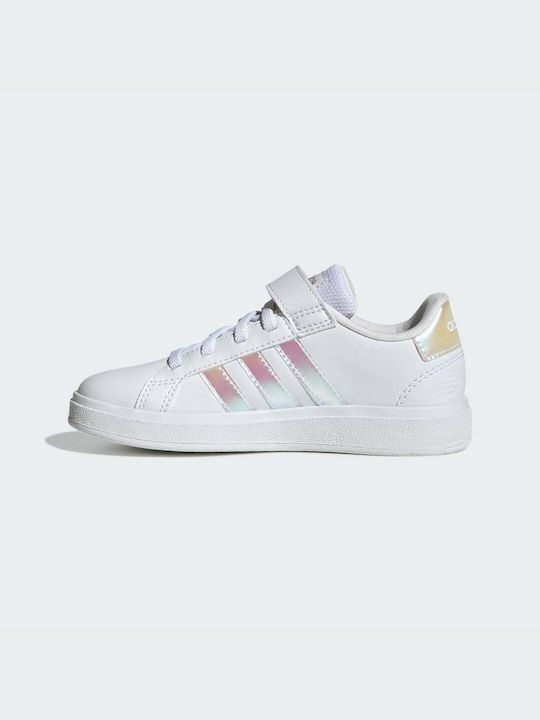 Adidas Grand Court 2.0 EL K White GY2327 METAXASPORT