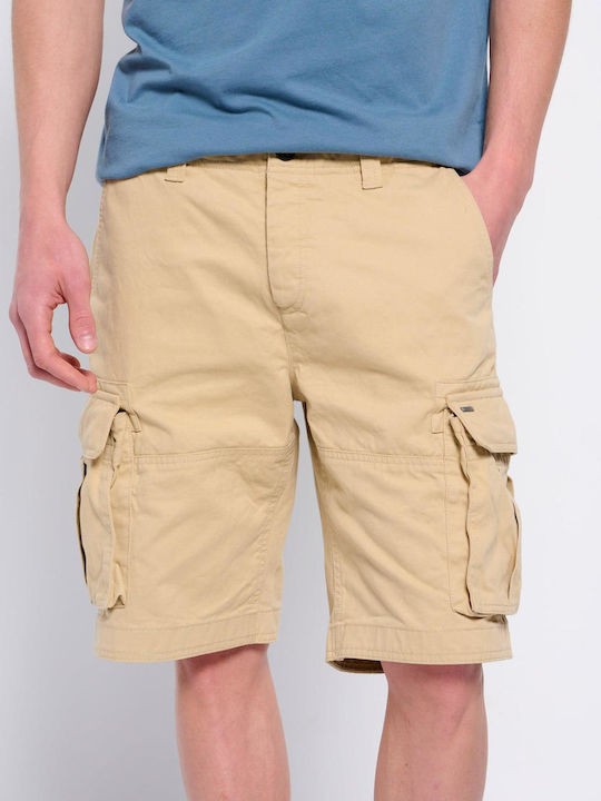 Mens cream best sale cargo shorts