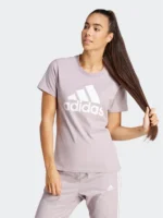 adidas t shirt essentials logo ir5411 rosa regular fit 0000303488758