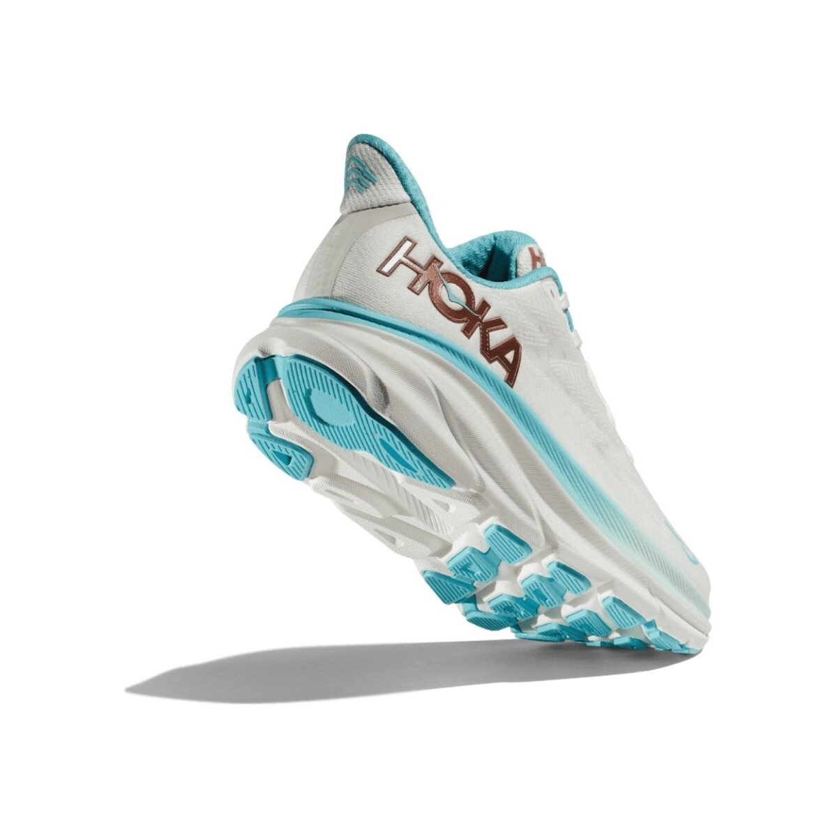 hoka clifton 9 white blue 1