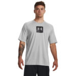 20240415145643 under armour andriko athlitiko t shirt kontomaniko gri 1380785 011