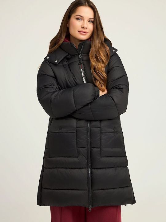 fixedratio 20251017143657 funky buddha makry gynaikeio puffer mpoufan gia cheimona mayro fbl012 107 01 black