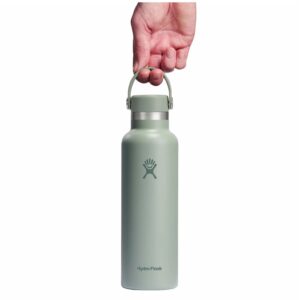 hydro flask 21oz standard mouth insulated bottle flex cap 621ml agave 2 1923721